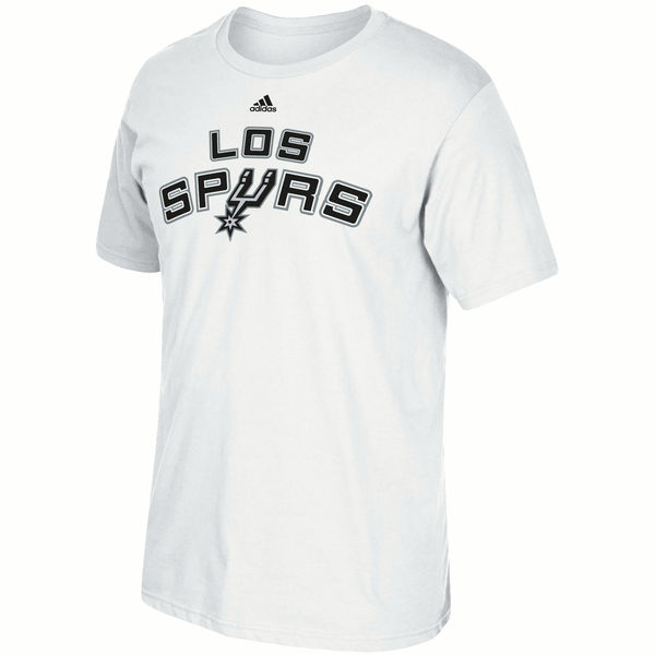 NBA Men San Antonio Spurs adidas Noches EneBeA TShirt White->->Sports Accessory